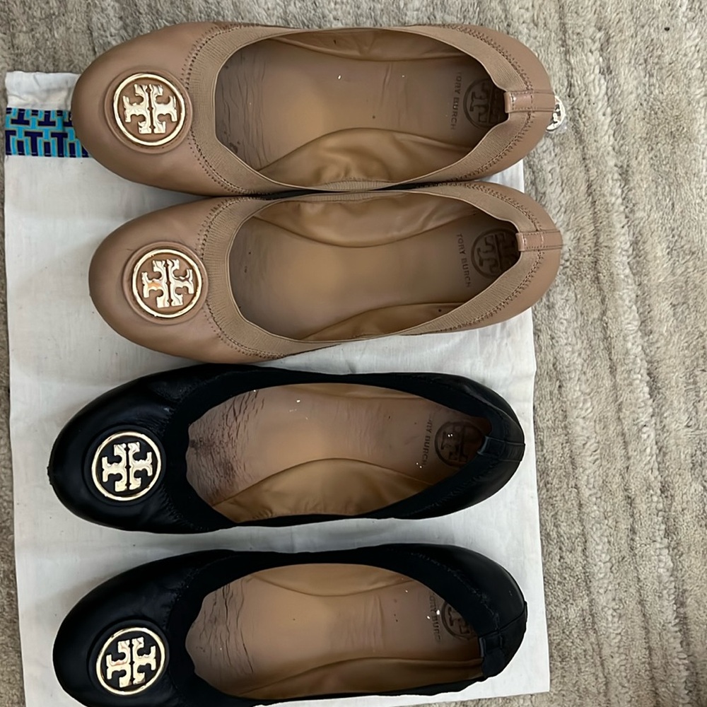 Tory Burch Caroline 2 ballet leather flats